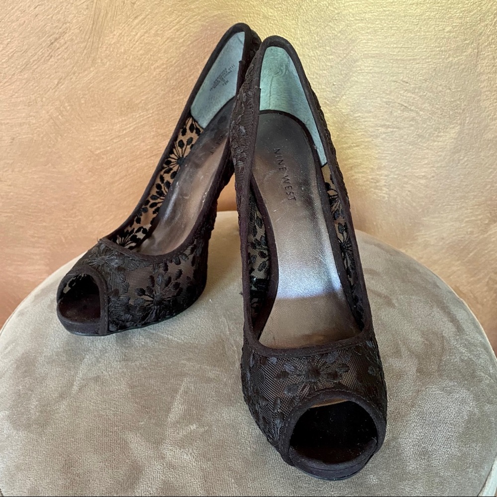 NINE WEST Peep Toe Pumps